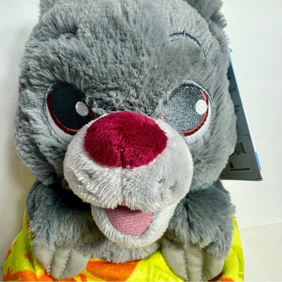 NWT. Disney Baloo adorable babies plush is all wrapped-up in a hooded soft pouch - Picture 4 of 10